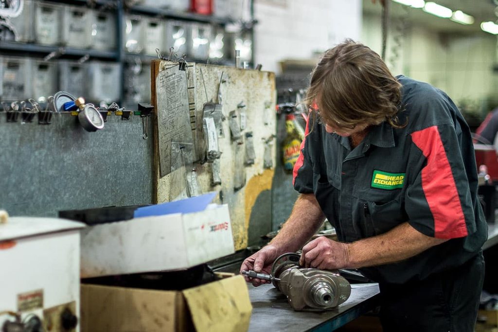 Regrinding the crankshaft